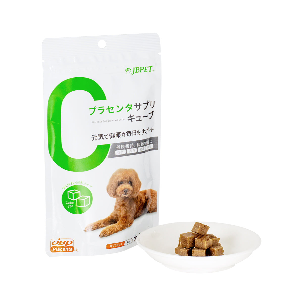 JBPET Placenta Supplement Cube 50g for Dogs